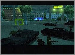 Wskakuj do wozu i pędź jak najszybciej pod wiadukt w Mulholland Intersection - GTA San Andreas: Sweet (S) - 2 zestaw misji - Los Santos, solucja - GTA San Andreas - poradnik do gry