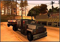 Stacja paliwowa w Dillimore wydaje się być łatwym kąskiem, ale właściciel wcale się was nie wystraszył i musicie się zmywać stamtąd - GTA San Andreas: Catalina (C) - Red County, solucja, opis przejścia - GTA San Andreas - poradnik do gry