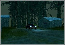 Nie możesz wybrać samochodu do zmagań, jedziesz przydzielonym nowiutkim ZR-350, pojazdem niezwykle szybkim, lecz kompletnie nie nadającym się na wiejskie drogi - GTA San Andreas: Cesar Vialpando (CV) - Red County, solucja, opis przejścia - GTA San Andreas - poradnik do gry