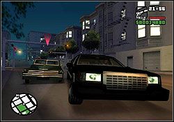 We wskazanym miejscu rzeczywiście kręci się jakiś typ z gnatem w łapie, na twój widok chce dać nogę - GTA San Andreas: Triada (czerwony znak Triady) - San Fierro, solucja - GTA San Andreas - poradnik do gry