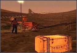 Jedź za miasto do Hunter Quarry, gdzie znajduje się wielki kamieniołom - GTA San Andreas: Kasyno Triady (żółty znak Triady) - Las Venturas, solucja - GTA San Andreas - poradnik do gry