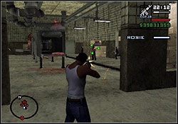 Na szczęście Rosenberg znajdzie gaśnicę i ugasi płomienie, ale to wszystko, na co go stać - GTA San Andreas: Mafia (biały kwadratowy znak) - Las Venturas, solucja - GTA San Andreas - poradnik do gry