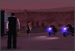 Staraj się wylądować na sąsiednim dachu, gdzie stoi helikopter - GTA San Andreas: Skok (Robbery), napad na kasyno - solucja, opis przejścia - GTA San Andreas - poradnik do gry