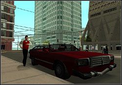 Praca parkingowego podzielona jest na misje, w każdej z nich musisz w ograniczonym czasie (times left) zaparkować określoną ilość samochodów (cars to park) - GTA San Andreas: Valet Parking - Aktywa - GTA San Andreas - poradnik do gry