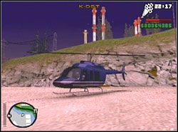 Maszyna: helikopter Maverick - GTA San Andreas: Lotnisko w Las Venturas - Wyścigi - GTA San Andreas - poradnik do gry