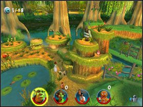 2 - [Solucja] Etap 1 - Bagno Shreka cz.1 | Shrek 2 Team Action - Shrek 2: Team Action - poradnik do gry