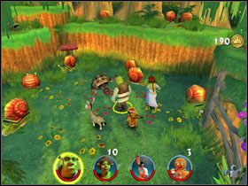 5 - [Solucja] Etap 1 - Bagno Shreka cz.3 | Shrek 2 Team Action - Shrek 2: Team Action - poradnik do gry