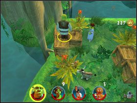 Spowalniamy czas Fioną i biegniemy wśród krokodyli - [Solucja] Etap 1 - Bagno Shreka cz.4 | Shrek 2 Team Action - Shrek 2: Team Action - poradnik do gry