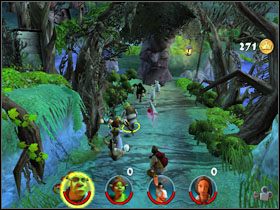 3 - [Solucja] Etap 2 - Straszny Las cz.1 | Shrek 2 Team Action - Shrek 2: Team Action - poradnik do gry