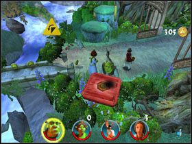 6 - [Solucja] Etap 2 - Straszny Las cz.1 | Shrek 2 Team Action - Shrek 2: Team Action - poradnik do gry