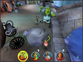 2 - [Solucja] Etap 2 - Straszny Las cz.3 | Shrek 2 Team Action - Shrek 2: Team Action - poradnik do gry
