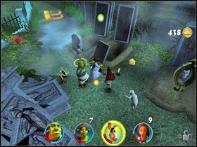 5 - [Solucja] Etap 2 - Straszny Las cz.3 | Shrek 2 Team Action - Shrek 2: Team Action - poradnik do gry