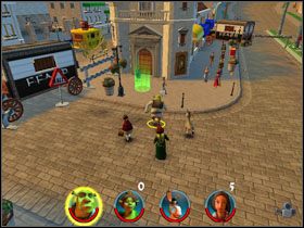 5 - [Solucja] Etap 3 - Zasiedmiogród cz.2 | Shrek 2 Team Action - Shrek 2: Team Action - poradnik do gry