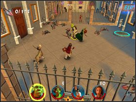4 - [Solucja] Etap 3 - Zasiedmiogród cz.3 | Shrek 2 Team Action - Shrek 2: Team Action - poradnik do gry