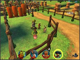 Walczymy z trójką wieśniaków - [Solucja] Etap 6 - Farma Jacka i Jilla cz.2 | Shrek 2 Team Action - Shrek 2: Team Action - poradnik do gry