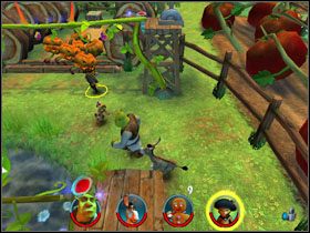 3 - [Solucja] Etap 6 - Farma Jacka i Jilla cz.4 | Shrek 2 Team Action - Shrek 2: Team Action - poradnik do gry
