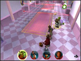 Kilka kroków dalej znajduje się kolejna szafa z fasolką [4/12] - [Solucja] Etap 7 - Wróżka Chrzestna cz.1 | Shrek 2 Team Action - Shrek 2: Team Action - poradnik do gry