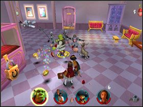 5 - [Solucja] Etap 7 - Wróżka Chrzestna cz.1 | Shrek 2 Team Action - Shrek 2: Team Action - poradnik do gry