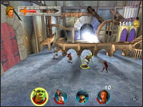 2 - [Solucja] Etap 7 - Wróżka Chrzestna cz.3 | Shrek 2 Team Action - Shrek 2: Team Action - poradnik do gry