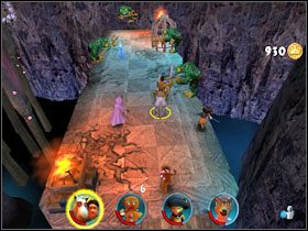 Za chwilę trafiamy na kolejnego giganta, po pokonaniu którego wchodzimy po schodach - [Solucja] Etap 9 - Kopalnie cz.3 | Shrek 2 Team Action - Shrek 2: Team Action - poradnik do gry