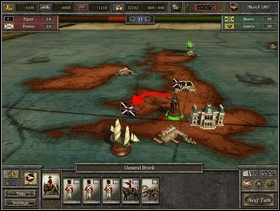 Fot. 3 Załadunek armii na okręt - Tryb Militarny (Military View) | Imperial Glory - Imperial Glory - poradnik do gry