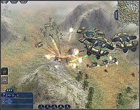 Jednocześnie rozpocznij produkcję nowych oddziałów, a także budowę dział (zarówno naziemnych jak i przeciwlotniczych), które ustaw na północy jeziora - [Morphidzi 3] Eden | Earth 2160 - Earth 2160 - poradnik do gry