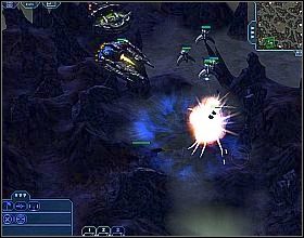 Zniszcz transmiter energii oraz stanowisko obronne, stojące niedaleko złóż [screen1] - [Morphidzi 4] Abyss | Earth 2160 - Earth 2160 - poradnik do gry