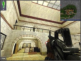 Idź schodami na górę i skręć w lewo, na balkonik, a potem wejdź w znajdujący się tam korytarz - Główny wątek cz.3 | Główny wątek | Boiling Point Road to Hell - Boiling Point: Road to Hell - poradnik do gry