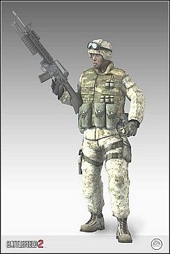 Wyposażenie - Assault (szturmowiec) | Profesje | Battlefield 2 - Battlefield 2 - poradnik do gry