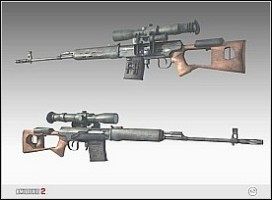 Nazwa - Dragunov - Bronie podstawowe - Snaiper | Bronie | Battlefield 2 - Battlefield 2 - poradnik do gry