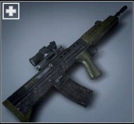 L85A1 - broń sanitariusza (Medic) - Bronie ukryte - Bronie do odblokowania | Bronie | Battlefield 2 - Battlefield 2 - poradnik do gry