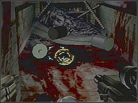 Zaraz po wyjściu włączy się przerywnik, po jego zakończeniu wprowadź do Database plany leżące na ziemi LS - Etap 11 | Solucja | Area 51 - Area 51 - poradnik do gry