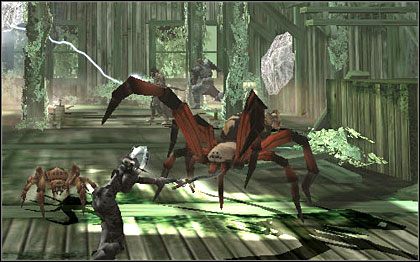 Gdy uporasz się już z większością pająków, od czasu do czasu pojawia się wielki brązowy pająk - 5. Jungle of Chult | Poziomy | Forgotten Realms Demon Stone - Forgotten Realms: Demon Stone - poradnik do gry