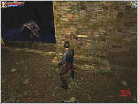 Zeskocz na blok (27) , a znajdziesz się w pomieszczeniu (1) - Mausoleum, poziom 2 | Fargrove | Dungeon Lords - Dungeon Lords - poradnik do gry