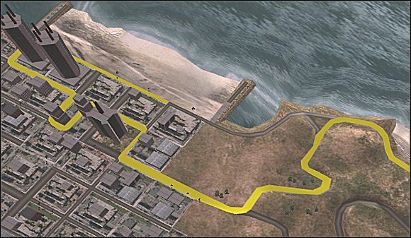 Dość trudna trasa, kręta na niemal całej długości - Public Chaos (Southside Beach) | Trasy | Juiced Szybcy i Gniewni - Juiced: Szybcy i Gniewni - poradnik do gry