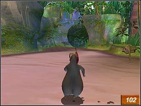 Po raz kolejny wciel się w rolę Glorii i otwórz taranem ostatnie przejście (#102) - Back to the Beach | Solucja Madagaskar - Madagaskar - poradnik do gry