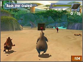 Wróć się do głównej planszy i zamień się w Glorię - Back to the Beach | Solucja Madagaskar - Madagaskar - poradnik do gry