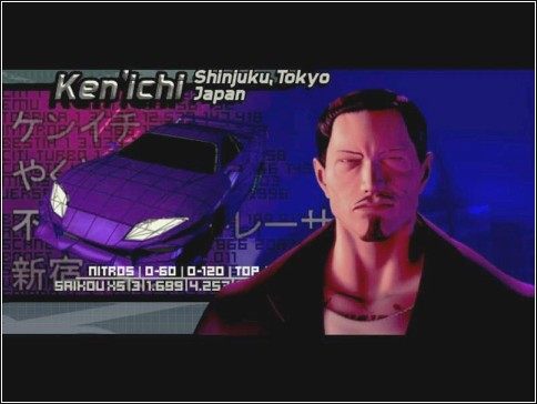 Tego zawodnika proszę traktować jako przetarcie przed decydującą rozgrywką - 20 Kenichi | Kariera | Midnight Club 2 - Midnight Club II - poradnik do gry