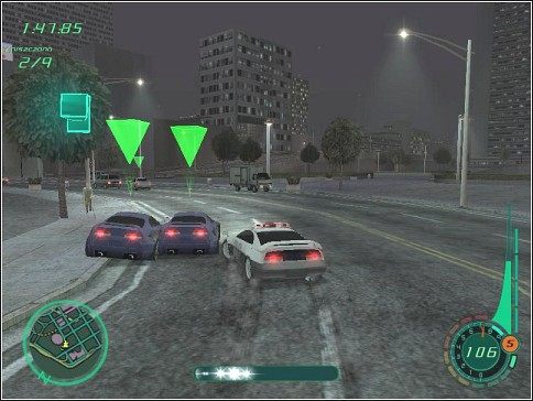 Tak jak wspomniałem, wystarczy lekkie puknięcie i wróg odpada z wyścigu - 20 Kenichi | Kariera | Midnight Club 2 - Midnight Club II - poradnik do gry