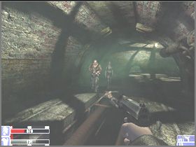 Dojdziesz do dziury widocznej na lewym obrazku - [02] Sewers cz.2 w Hellforces - Hellforces - poradnik do gry