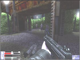 Potem idź przejściem drugim po prawej - czyli tym, które na razie ominąłeś - [03] Hackleys park cz.2 w Hellforces - Hellforces - poradnik do gry