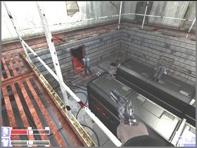 Szybko obróć się w prawo i zlikwiduj drugiego zombiego (lewy obrazek) - [04] Basement of Hackleys Mansion cz.2 w Hellforces - Hellforces - poradnik do gry