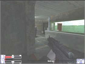 Omiń ją i skręć w prawo, zabij jednego najemnika, który może wybiec z lewej (lewy obrazek) - [07] Den of the gangsters cz.2 w Hellforces - Hellforces - poradnik do gry