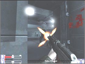 Po zjechaniu na dół przeładuj broń i otwórz drzwi - [08] Door to a different world cz.2 w Hellforces - Hellforces - poradnik do gry