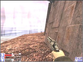 Postaraj się z daleka, z rewolweru wykończyć jednego strażnika po lewej i po prawej - [09] Brodmans arena cz.1 w Hellforces - Hellforces - poradnik do gry