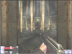 Z prawej wybiegnie olbrzym (lewy obrazek) - [12] Purgatory catacombs cz.3 | Hellforces - Hellforces - poradnik do gry