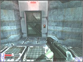 Wracaj do pokoju z którego przyszedłeś i zabierz ze stołu widocznego na lewym obrazku kartę magnetyczną - [13] Baphomets lab cz.1 | Hellforces - Hellforces - poradnik do gry