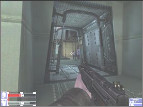 Po lewej będzie jeden naukowiec z pistoletem (lewy obrazek) - [14] Hacksleys arena cz.1 | Hellforces - Hellforces - poradnik do gry