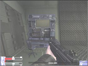 Zbierz cały ekwipunek z większej sali, potem wejdź po jednej z drabin na górę - [14] Hacksleys arena cz.1 | Hellforces - Hellforces - poradnik do gry