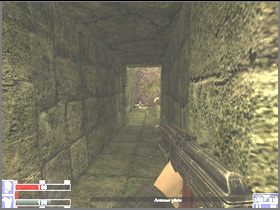 lecz przede wszystkim musisz wskoczyć na widoczne z gzymsu, porośnięte ruiny po prawej - [17] Ghost city cz.3 | Hellforces - Hellforces - poradnik do gry